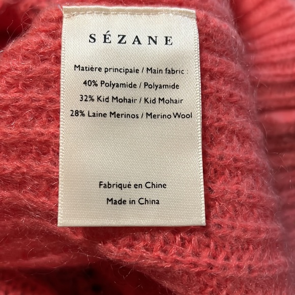 Sezane Coral Sweater - Crew Neck - Picture 2 of 7
